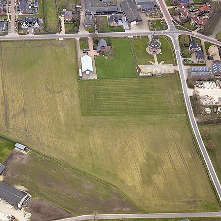 Luchtfoto van gebied projectontwikkeling Puurveen-Zuid