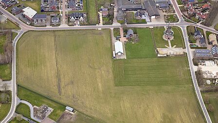 Luchtfoto van gebied projectontwikkeling Puurveen-Zuid