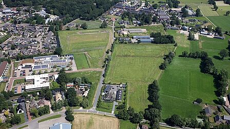 Luchtfoto van gebied Oostbroek