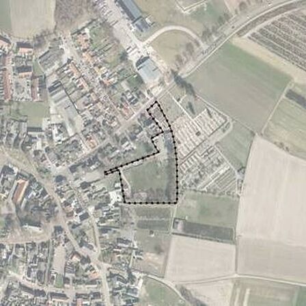Luchtfoto plangebied Nieuwbouw Koningsweg Garderen